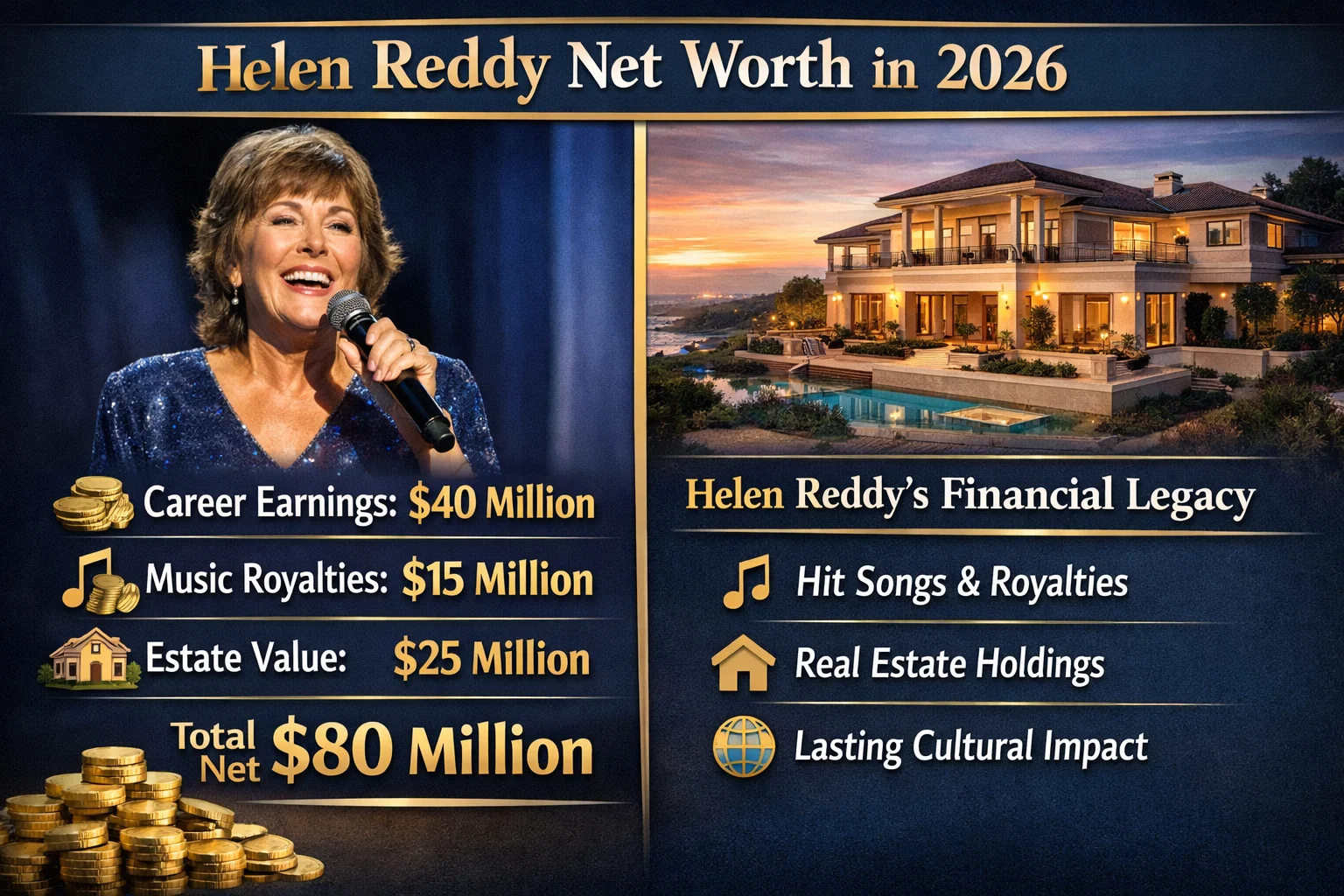 helen reddy net worth