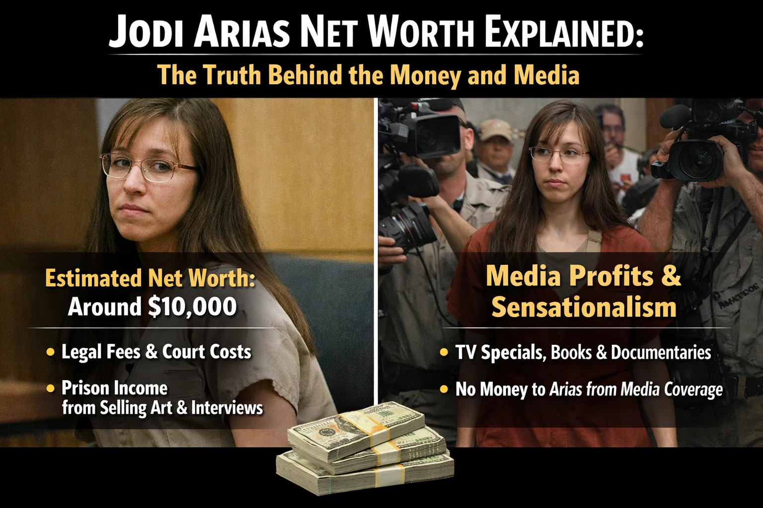 jodi arias net worth