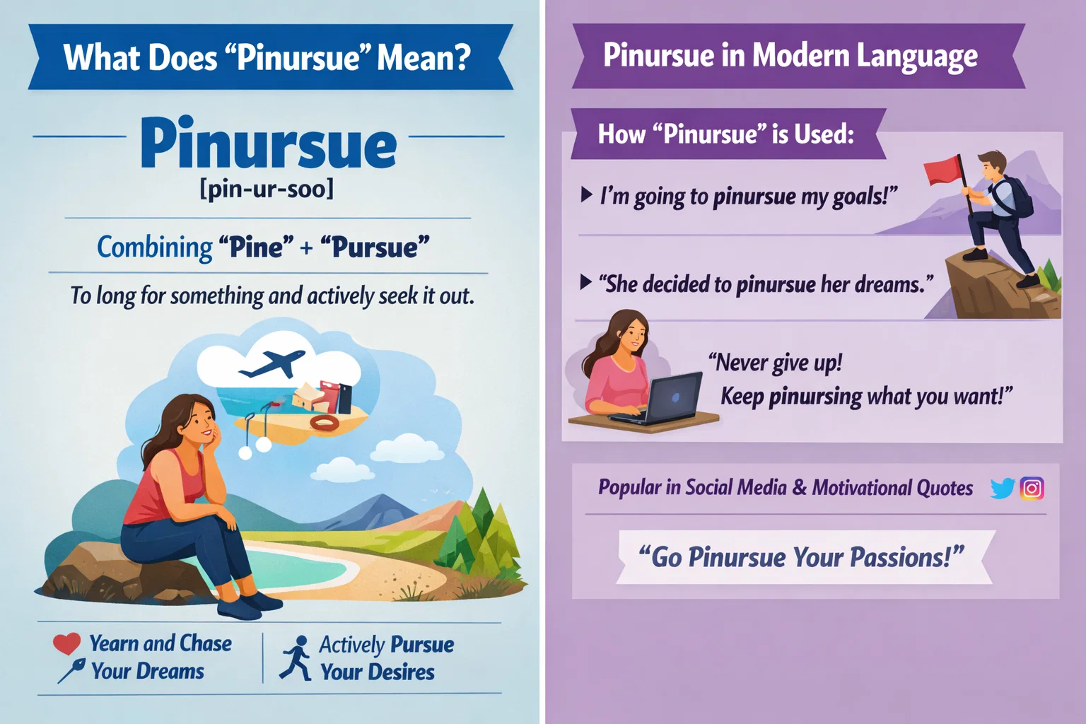 pinursue meaning